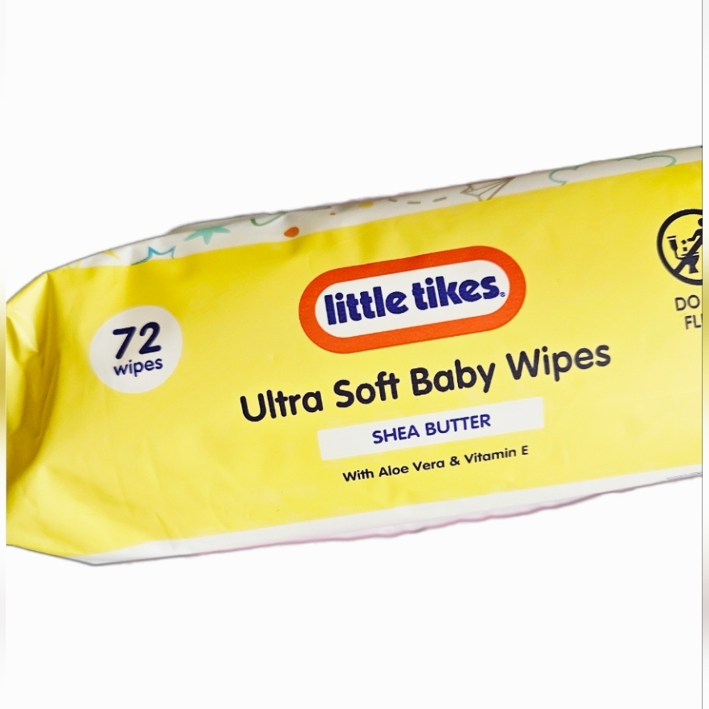 NWT 》3×《 LITTLE TIKES ULTRA SOFT BABY WIPES 72ct PACKS! - Picture 8 of 16